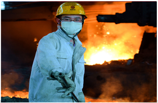 高溫下的最美勞動(dòng)者