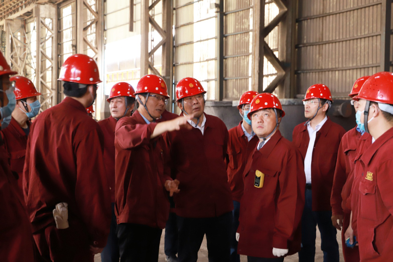 國務院安全督查組來淮鋼視察