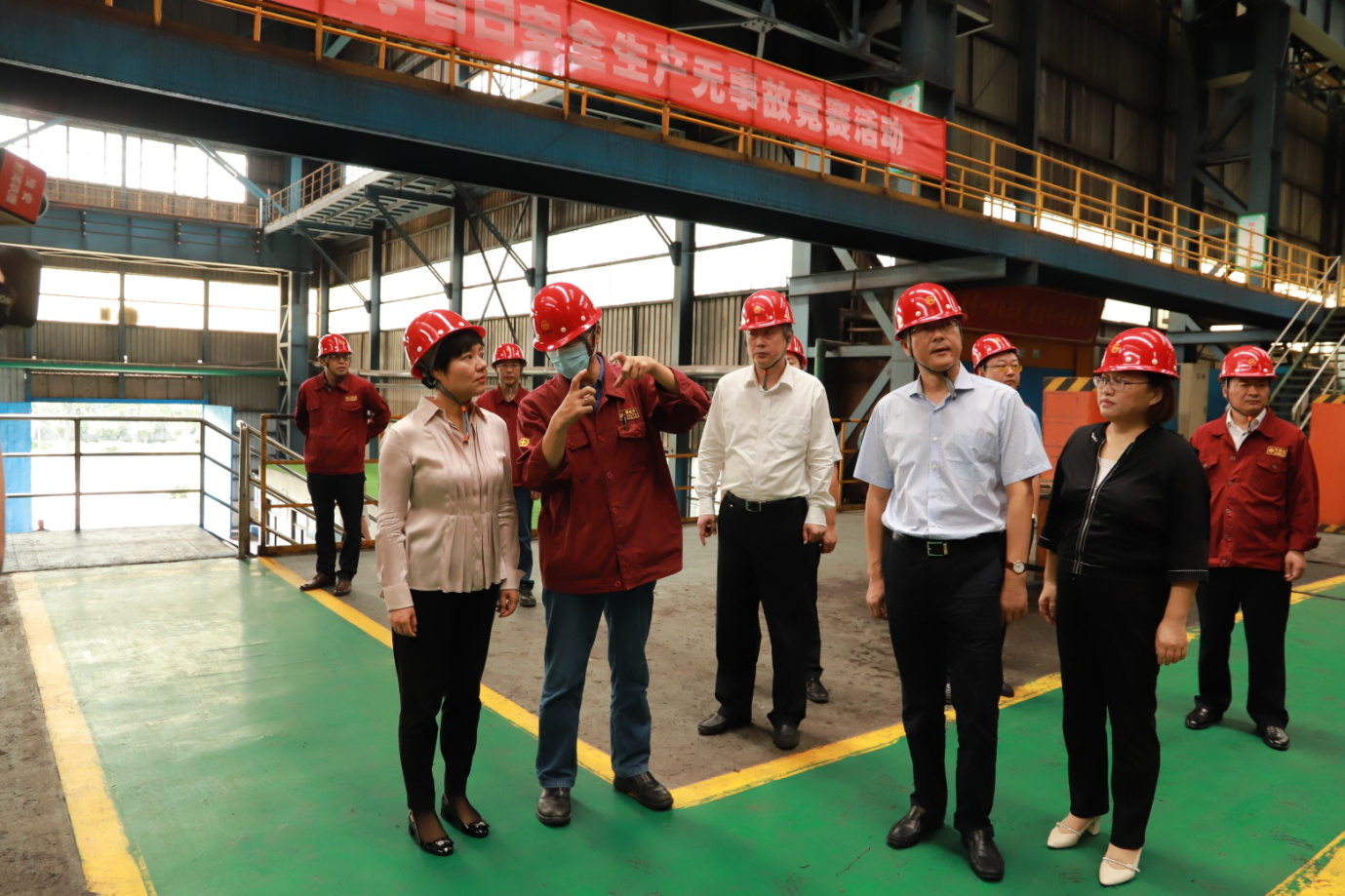 市委書(shū)記蔡麗新一行來(lái)淮鋼走訪調(diào)研