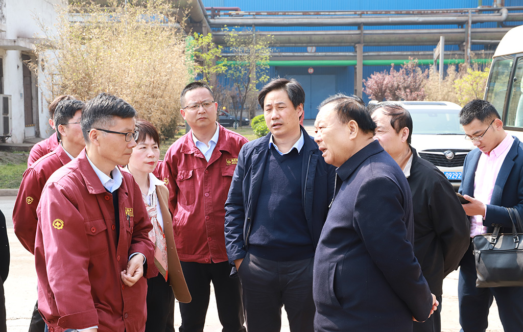 集團董事局主席沈文榮來淮鋼調研指導