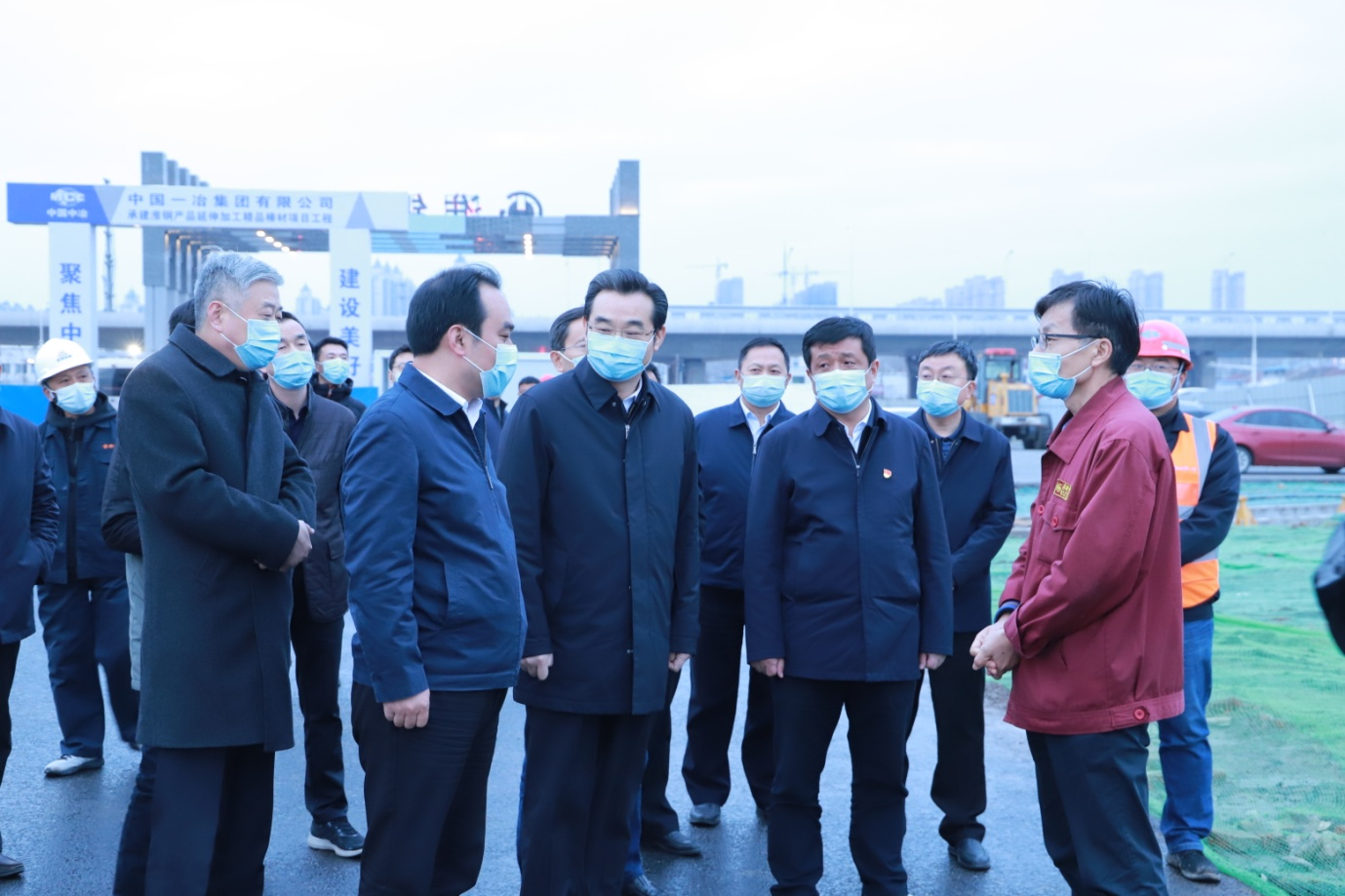 市長史志軍來淮鋼調研指導