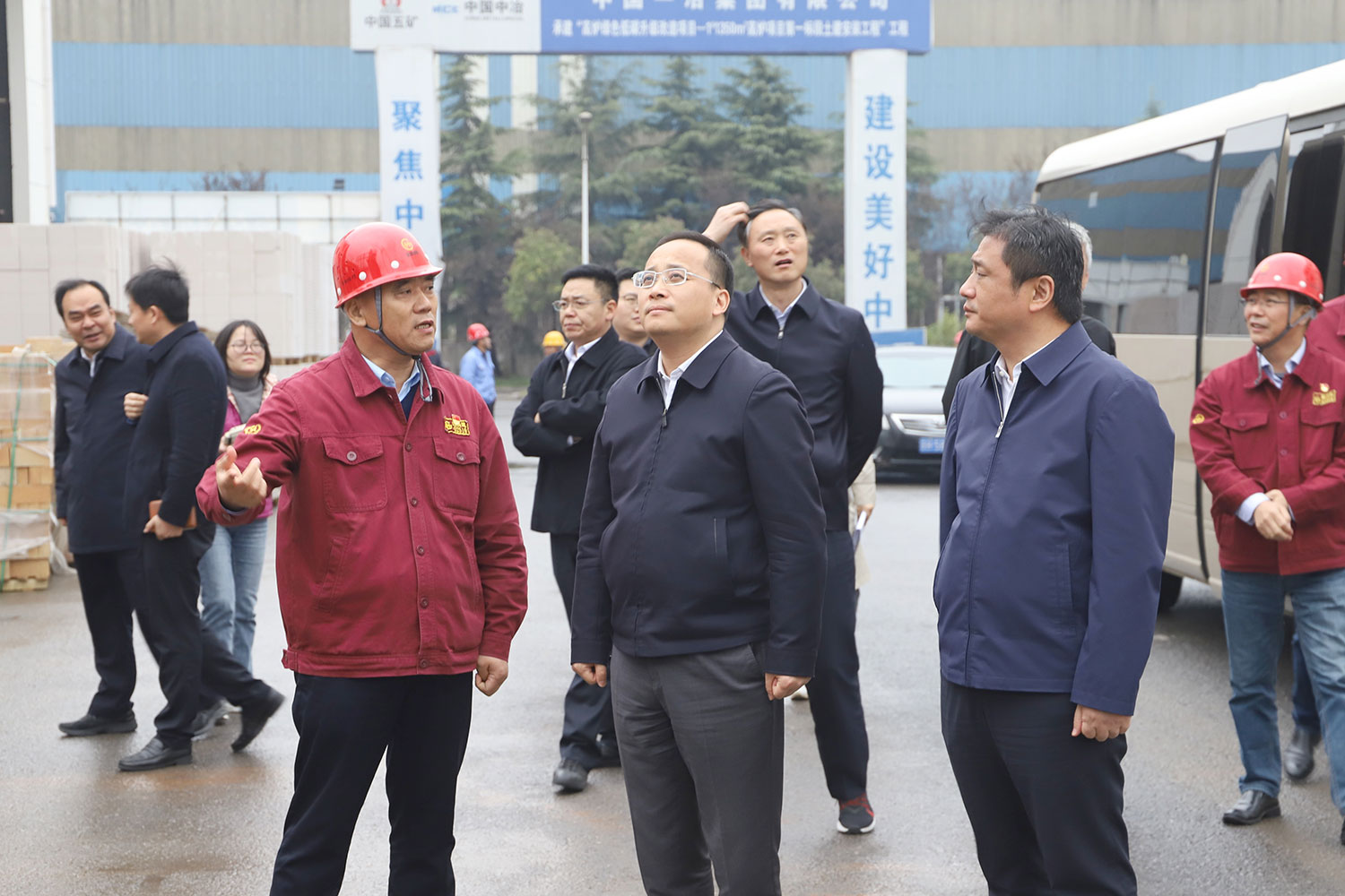 市長顧坤來淮鋼調研指導