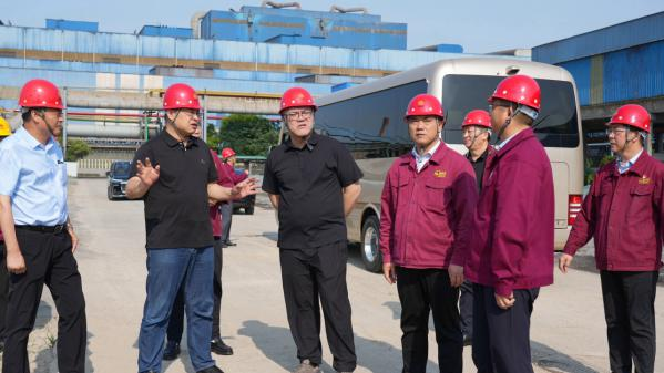 集團黨委書記、董事長沈彬來淮鋼調研指導